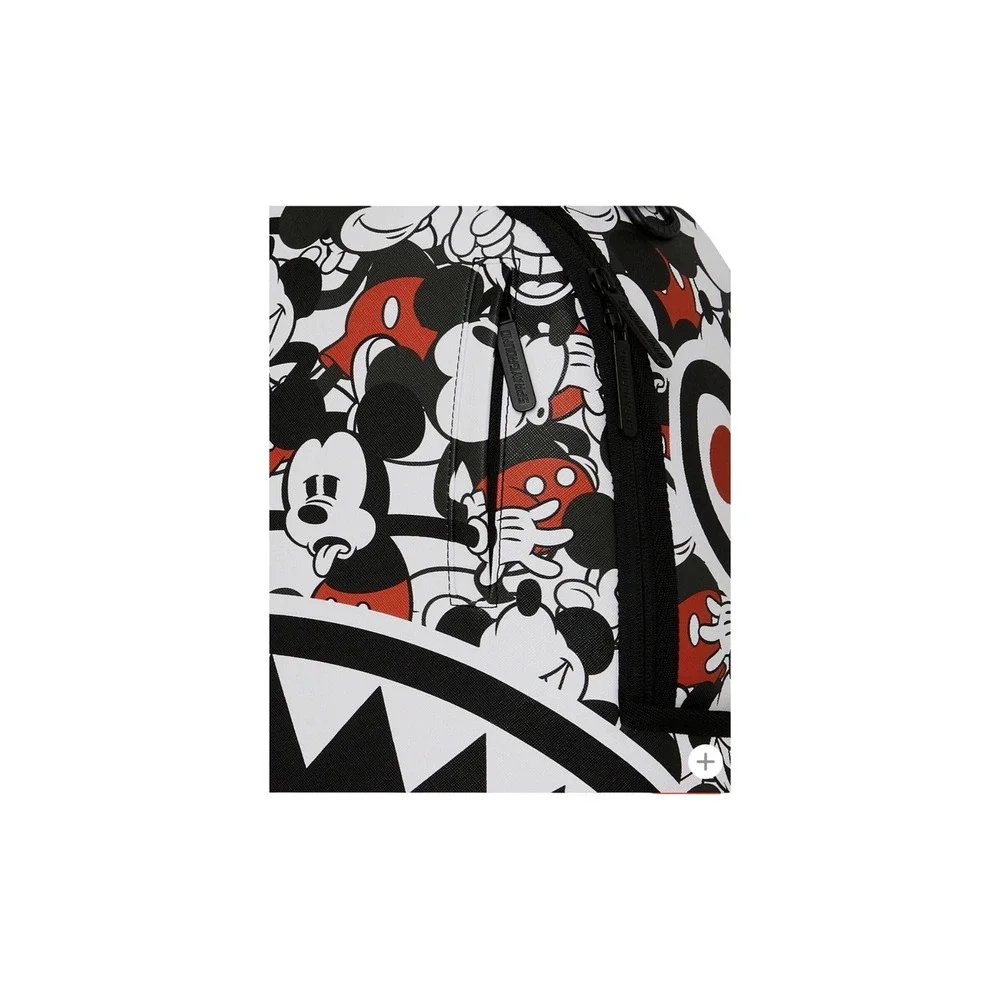 Sprayground Disney Mickey Mouse Crammed Backpack Red White Black Special Edition